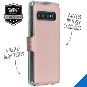 Accezz Xtreme Wallet Klapphülle Roségold für das Samsung Galaxy S10