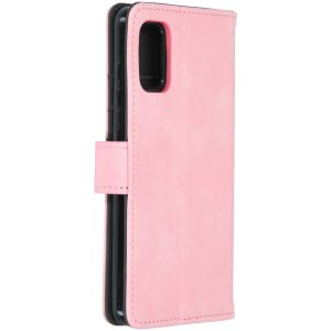 iMoshion Luxuriöse Klapphülle Rosa für Samsung Galaxy A41