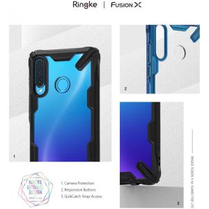 Ringke Fusion X Case Schwarz für das Huawei P30 Lite