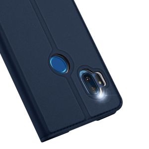 Dux Ducis Slim TPU Klapphülle Blau für das Motorola One Hyper