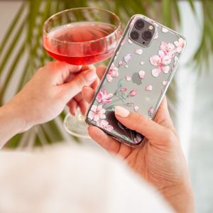 iMoshion Design Hülle Huawei P30 Lite - Blume - Rosa