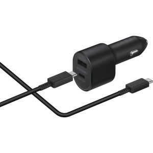 Samsung Fast Charge 2 Port Car Charger 45W - Schwarz