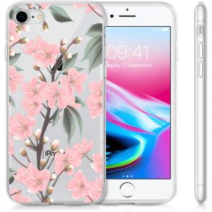 iMoshion Design Hülle für das iPhone SE (2022 / 2020) / 8 / 7 / 6s - Cherry Blossom