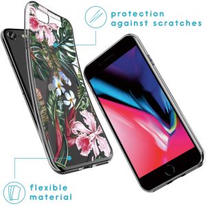 iMoshion Design Hülle iPhone SE (2022 / 2020) / 8 / 7 / 6s - Tropical Jungle