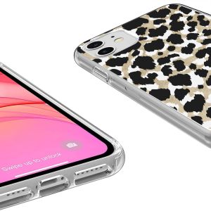 iMoshion Design Hülle für das iPhone 11 - Leopard / Schwarz