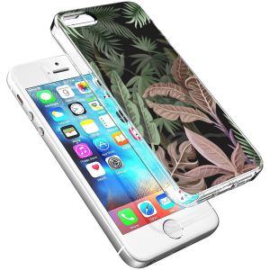 iMoshion Design Hülle iPhone 5 / 5s / SE - Dschungel - Grün / Rosa