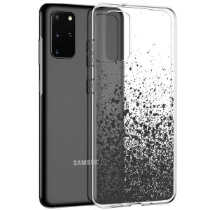 iMoshion Design Hülle Samsung Galaxy S20 Plus - Spritzer - Schwarz