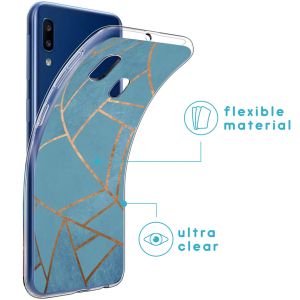 iMoshion Design Hülle für das Samsung Galaxy A20e - Blue Graphic