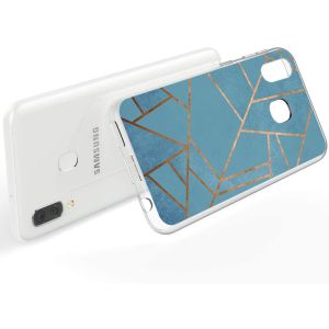 iMoshion Design Hülle für das Samsung Galaxy A20e - Blue Graphic