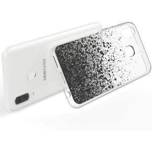 iMoshion Design Hülle Samsung Galaxy A20e - Spritzer - Schwarz