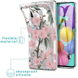 iMoshion Design Hülle für das Samsung Galaxy A51 - Cherry Blossom