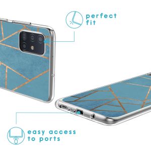 iMoshion Design Hülle für das Samsung Galaxy A51 - Blue Graphic