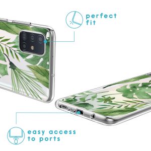 iMoshion Design Hülle Samsung Galaxy A51 - Blätter - Grün