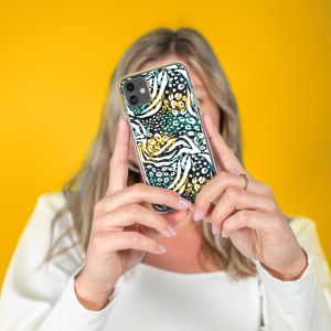 iMoshion Design Hülle Galaxy A51 - Dschungel - Weiß / Schwarz / Grün