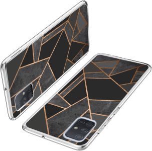 iMoshion Design Hülle für das Samsung Galaxy A71 - Black Graphic