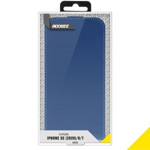 Accezz Flip Case Blau für das iPhone SE (2022 / 2020) / 8 / 7