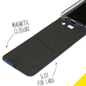 Accezz Flip Case Blau für das Samsung Galaxy A41