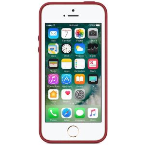 Apple Leder-Case für das iPhone 5/5s/SE - Red