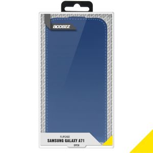 Accezz Flip Case Blau für das Samsung Galaxy A71