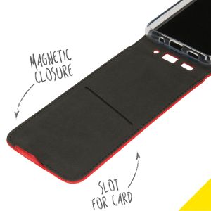 Accezz Flip Case Rot für das Samsung Galaxy S20