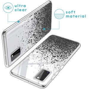 iMoshion Design Hülle Samsung Galaxy A41 - Spritzer - Schwarz