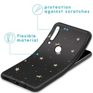 iMoshion Design Hülle für das Huawei P30 Lite - Sterne / Schwarz