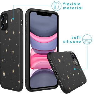 iMoshion Design Hülle für das iPhone 11 - Sterne / Schwarz