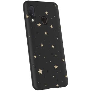 iMoshion Design Hülle für das Samsung Galaxy A20e - Sterne / Schwarz
