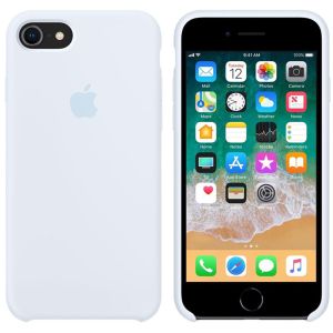 Apple Silikon-Case iPhone SE (2022 / 2020) / 8 / 7 - Sky Blue