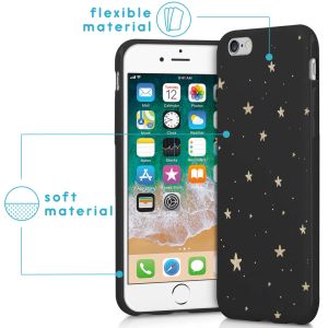 iMoshion Design Hülle für das iPhone 6 / 6s - Sterne / Schwarz