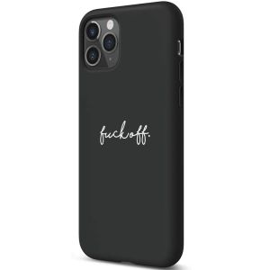 iMoshion Design Hülle iPhone 11 Pro - Fuck Off - Schwarz