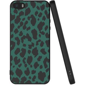 iMoshion Design Hülle iPhone 5 / 5s / SE - Leopard - Grün / Schwarz