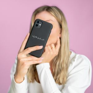 iMoshion Design Hülle iPhone Xr - Why The Fuck Not - Schwarz