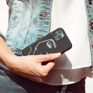 iMoshion Design Hülle Samsung Galaxy S9 - Abstraktes Gesicht - Weiß