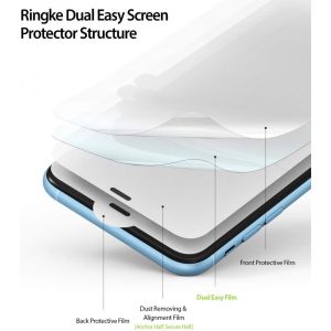 Ringke Dual Easy Anti-Staub Screen Protector iPhone 11 / Xr