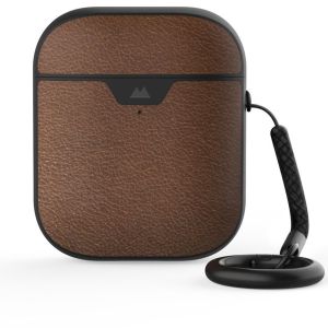 Mous Leather Protective Case für AirPods 1 / 2 - Braun