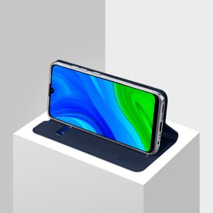 Dux Ducis Slim TPU Klapphülle Dunkelblau für das Huawei P Smart (2020)