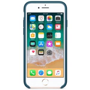 Apple Silikon-Case für das iPhone SE (2022 / 2020) / 8 / 7 - Cosmos Blue