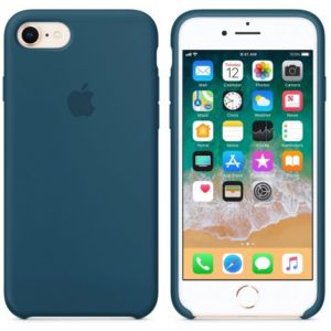 Apple Silikon-Case für das iPhone SE (2022 / 2020) / 8 / 7 - Cosmos Blue