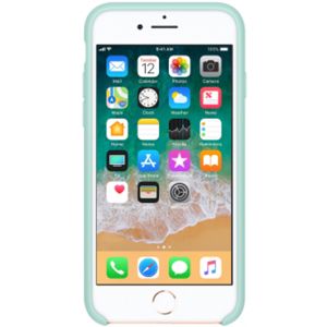 Apple Silikon-Case für das iPhone SE (2022 / 2020) / 8 / 7 - Marine Green