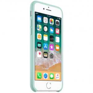 Apple Silikon-Case für das iPhone SE (2022 / 2020) / 8 / 7 - Marine Green