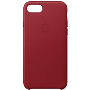 Apple Leder-Case für das iPhone SE (2022 / 2020) / 8 / 7 - Red