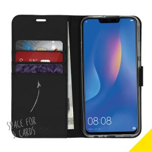 Accezz Wallet TPU Klapphülle Schwarz für das Huawei P Smart (2019)