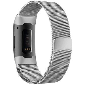iMoshion Milanese Watch Armband Fitbit Charge 3 / 4 - Silber
