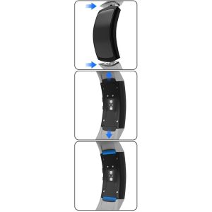 iMoshion Milanese Watch Armband für Samsung Galaxy Fit - Silber