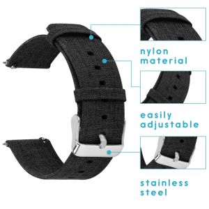 iMoshion Nylon-Armband Fitbit Versa 2 / Versa Lite - Schwarz
