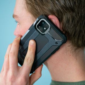 iMoshion Rugged Xtreme Case iPhone 12 (Pro) - Dunkelblau