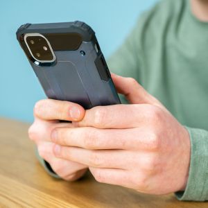iMoshion Rugged Xtreme Case iPhone 12 (Pro) - Dunkelblau