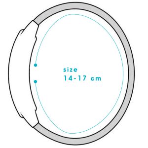 iMoshion Silikonband für die Fitbit Alta (HR) - Grau
