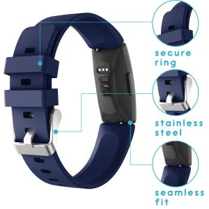 iMoshion Silikonband für die Fitbit Inspire - Dunkelblau